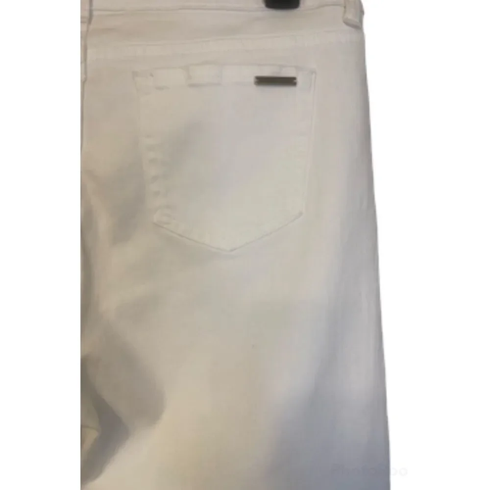 NWT Michael Kors Selma White Jeans High Rise Ankle Sz. 14P